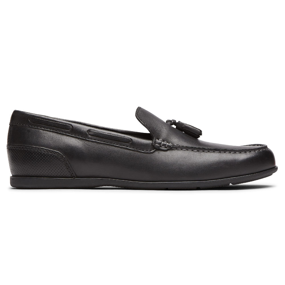 Rockport Loafers Herre Svart - Malcom Tassel - UQVE21430